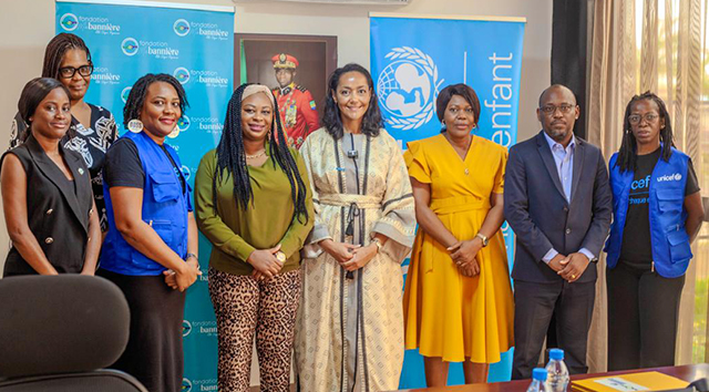 Gabon | L’UNICEF et la Fondation Ma Bannière scellent un partenariat pour la cause des enfants