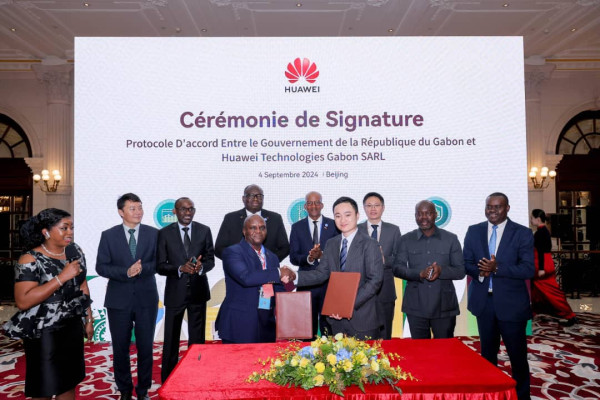 Le Gabon renforce ses liens numériques avec Huawei en Chine